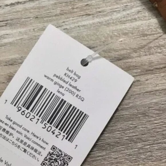 Kate Spade Pebbled Leather Lena Belt Bag Warm Gingerbread KH429 - Picture 6 of 6